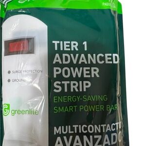 Greenlite Tier 1 Advanced Power Strip - Green/White